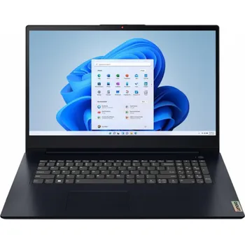 Notebook Lenovo IdeaPad 3 Intel® Core™ i5 i5-1235U Laptop 43,9 cm (17.3") Full HD 8 GB DDR4-SDRAM 512 GB SSD Wi-Fi 6 (802.11ac) NoOS Modrá