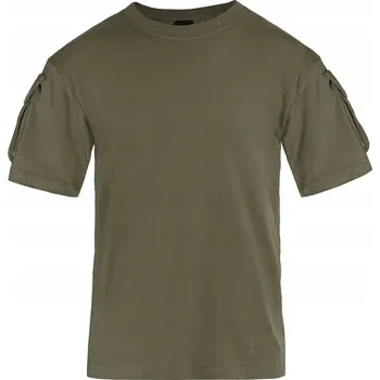 Pánské tričko Taktické tričko Mil-Tec Tactical s kapsami - Olivové XXL