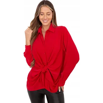 Dámská košile Dámská Košile Elegantní Dlouhá se zavazováním vpředu