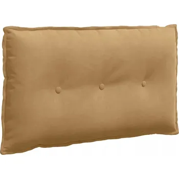 Polštář Polštář na záda Hnědá 80 x 50 cm Žebrovaná látka