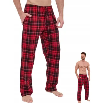 Pánské pyžamo Pánské pyžamové kalhoty Cornette 691/54 velikost vel. (54) kapsy červené