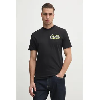 Tričko PLEIN SPORT černá barva, s potiskem, SAEC MTK8012 STE001N SAEC.MTK8012.STE001N 99X, vel. XXL