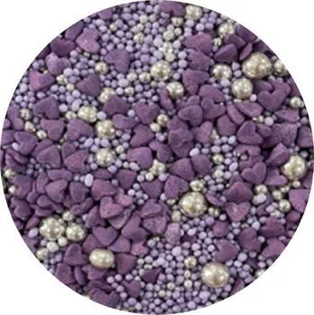 Cukrové zdobení Fialová láska 1kg - I LOVE CAKES | Skvělé pro Váš domácí dort