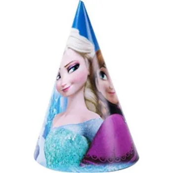 Párty papírová čepička Frozen 6ks - Cakesicq | Cukrářské potřeby