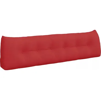 Polštář Polštář na záda Červená 180 x 24 x 50 cm textil
