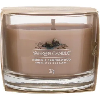 Svíčka Tradiční parafinová svíčka Amber & Sandalwood Yankee Candle 1 ks