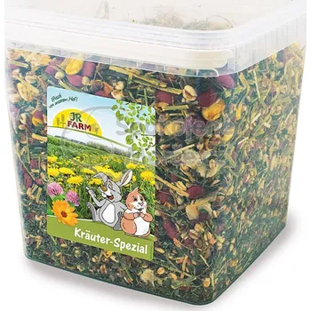 Krmivo pro hlodavce JR Farm GmbH JR Farm Herbs Plus 1,5 kg (kyblík)