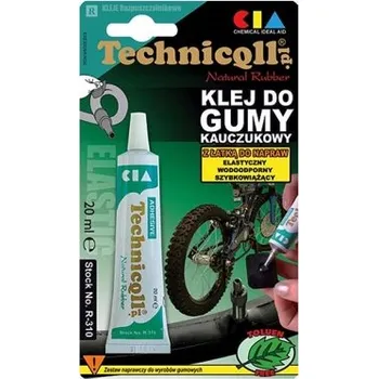 Průmyslové lepidlo Technicqll lepidlo na gumu, duše, matrace, hadice rozpouštědlové 20ml R-310