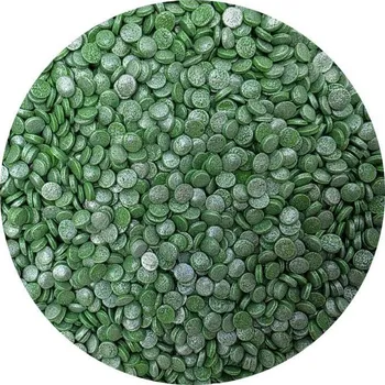 Cukrové zdobení zelené perleťové konfety 80g - I LOVE CAKES | Skvělé pro Váš domácí dort
