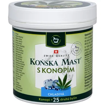 Bylinná léčivá mast Koňská mast chladivá s konopím 250 ml