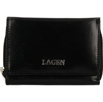 Peněženka Lagen dámská peněženka kožená 50453 - černá - BLK