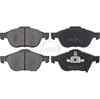 Brzdová destička Sada brzdových destiček, kotoučová brzda A.B.S. 37402