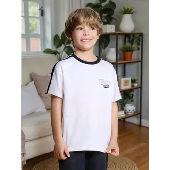 Oblečení a móda Sinsay - Tričko s krátkými rukávy a potiskem - bílá - 901GE-00X - 901GE-00X-116