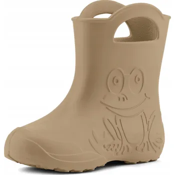 Chlapecké holínky Holínky Žabky lehké pěnová guma LADEHEID Karamelová 26-27