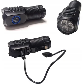 Svítilna TAKTICKÁ SVÍTILNA MINI s magnetem, USB dobíjecí, TURISTICKÁ LT35