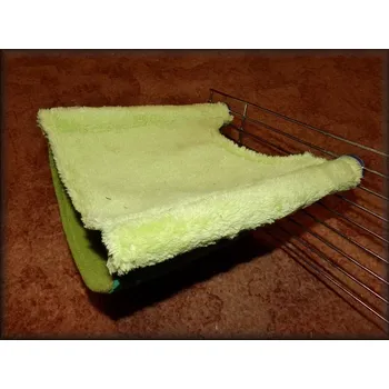 Dvojitá HAMAKA na šroubovací tyčky - zelená