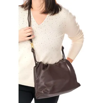 Kabelka Dámská kabelka DAYO uni Tmavě hnědá