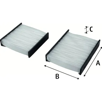 Ventilátor topení a klimatizace Filtr, vzduch v interiéru VALEO 715556