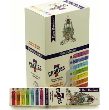 Vonná tyčinka Hari Darshan Vonné tyčinky Seven Chakras Masala, 15 g.