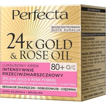 Pleťový krém Pleťový krém Perfecta 24k Gold Rose Oil proti stárnutí 50 ml
