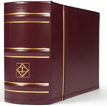 Poštovní známka Leuchtturm Album na 100 FDC - 195 x 130mm - čerevné