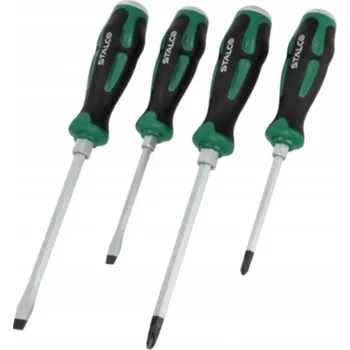 Šroubovák ŠROUBOVÁKY ZÁMEČNICKÉ 4 KS S MOŽNOSTÍ ÚDERU CrV 12395