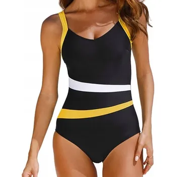 Dámské plavky Jednodílné plavky MONOKINI černé XL