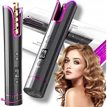 Kulma Automatická kulma na vlasy Ragi, 4 úrovně teploty, bezdrátová, LCD