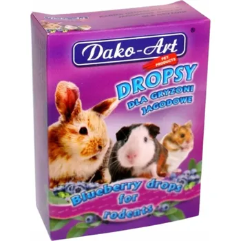 Krmivo pro hlodavce Dako-Art pamlsky drops 0,075 kg pro křeček, králíka, morče