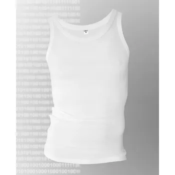 Pánské tričko Nátělník e.CLASSIC 15077 S - bílý proužek