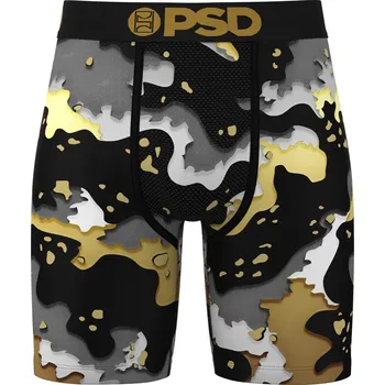 Boxerky pánské boxerky PSD - BLACK/GOLD - M (PSD Und Desert Gold)