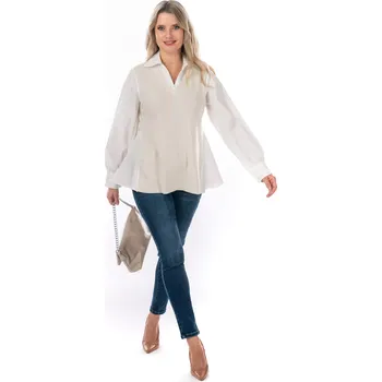 Dámský svetr Dámský svetřík ISOLDA Světle béžová 38/42