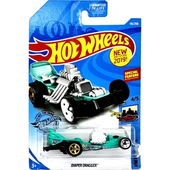 Hračka HOT WHEELS - Diaper Dragger Turquoise (F3)