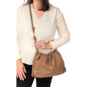 Dámská kabelka DAYO Světle hnědá uni