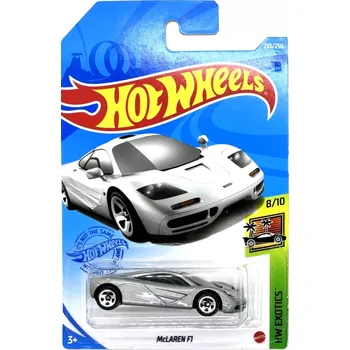 autíčko HOT WHEELS - McLaren F1 Silver (F2)