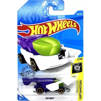 autíčko HOT WHEELS - Sky Boat Violet-White (F2)