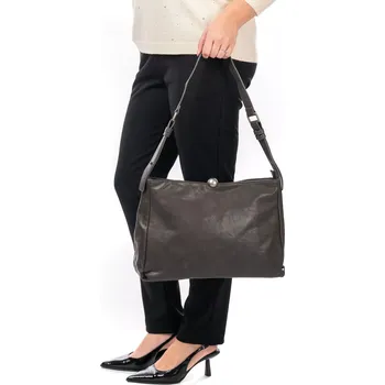 Kabelka Dámská kabelka LARISA Tmavě šedá uni