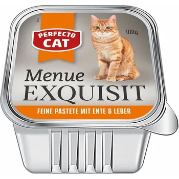 Krmivo pro kočku Perfecto Cat Menue Exquisit Paštika s krůtím a játry 100g
