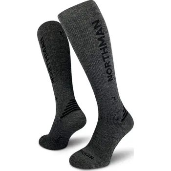 Pánské ponožky Northman Compress Merino 21 - šedá Velikost: 36-41