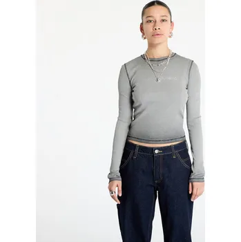 Dámské tričko Tričko Guess Originals Rhinestone Long Sleeve Top Jet Black Multi L