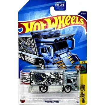autíčko HOT WHEELS - Raijin Express Silver-Dragon (F3)