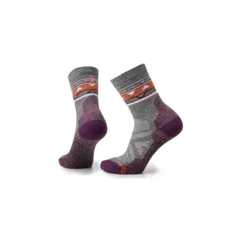 Dámské termo ponožky Smartwool Womens Hike Light Cushion Zig Zag Valley Mid Crew Socks