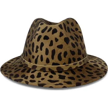Klobouk Dámský klobouk fedora zvířecí vzor - JAGUÁR