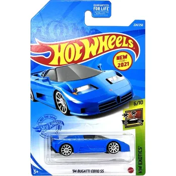 autíčko HOT WHEELS - '94 Bugatti EB110 SS Blue (F2)