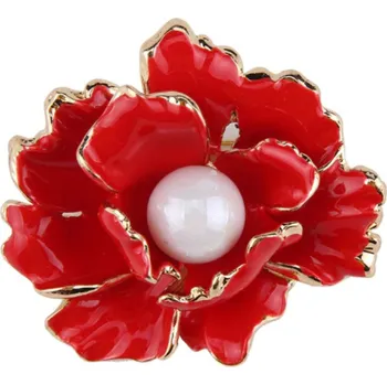 Brož Amparo Miranda® Brož Red Flower BP0021