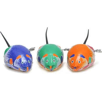 Žertovný předmět CB Retro myška na klíček 11,5 cm mix barev