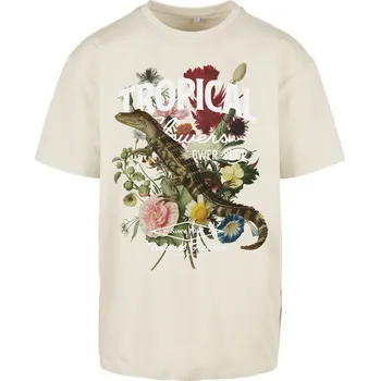 Pánské tričko Tropical Oversize Sand Tee Mister Tee krémová | vícebarevná 2545692