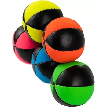 Žonglování Sada míčků Pro 6 Panel Star NEON + sáček