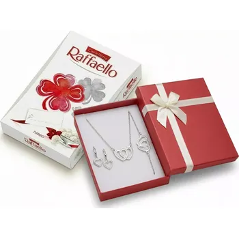 Náhrdelník Yoowey Dárková sada stříbrných šperků pro ženy - srdíčka