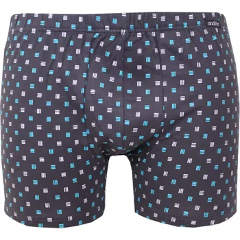 Boxerky Moderní pánské boxerky Andrie PS 5870 grafit velikost XL-54/56